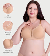 Load image into Gallery viewer, Enamor Jiggle Control Full Support Everyday Bra - Non Padded, Non-Wired, Full Coverage - A197 (Skin)
