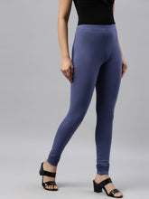 Load image into Gallery viewer, Go Colors Jeans Blue Cotton Stretch Churidar
