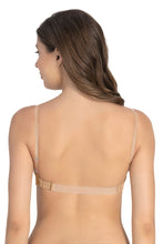 Load image into Gallery viewer, Amante Classic Backless Padded &amp; Non-wired Bra - Sandalwood 78301
