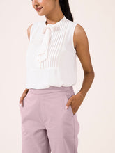 Load image into Gallery viewer, Go Colors Lavender Woven Cotton Stretch Chino Pants
