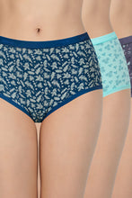 Load image into Gallery viewer, Amante Print High Rise Full Brief Panties (Pack of 3) 53101

