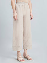 Load image into Gallery viewer, Go Colors Light Beige 100% Cotton Hakoba Wide Pant
