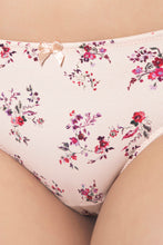 Load image into Gallery viewer, Amante Smooth Charm Bikini Panty - Rosewater Print 10606
