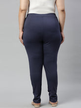 Load image into Gallery viewer, Go Colors Dark Jean Roma Ponte Pants
