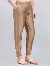 Load image into Gallery viewer, Go Colors Modal Gold Festive Metallic Pants
