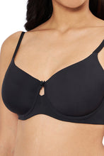 Load image into Gallery viewer, Amante Elegant Dream Padded Wired T-shirt Bra - Black 92101
