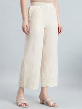 Load image into Gallery viewer, Go Colors Cream 100% Cotton Hakoba Wide Pant
