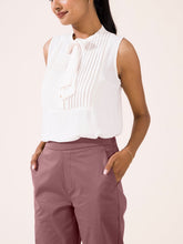 Load image into Gallery viewer, Go Colors Medium Violet Woven Cotton Stretch Chino Pants
