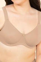 Load image into Gallery viewer, Amante Delight Minimizer Non-Padded Wired Bra - Hazelnut 104001
