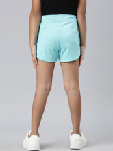 Load image into Gallery viewer, Go Colors Baby Mint Cotton Knit Shorts

