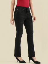 Load image into Gallery viewer, Go Colors Black Denim Boot Cut Jeans

