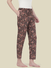 Load image into Gallery viewer, Go Colors Black Woven Viscose Printed Lounge Pants
