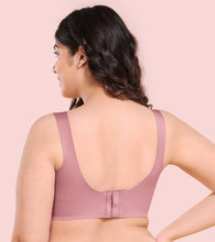 Load image into Gallery viewer, Enamor Innovations Invisi Minimizer, Ultra Smooth, Bonded, Mframe, Women's T-Shirt Bra - Seamless, No-Pinch, No-dig, Padded, Wirefree, Full Coverage- IO03(Available in Plus Sizes) (Nostalgia Rose)
