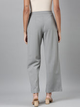 Load image into Gallery viewer, Go Colors Dusty Green Roma Ponte Wide Pants

