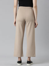 Load image into Gallery viewer, Go Colors Beige Roma Ponte Wide Pants
