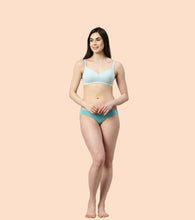 Load image into Gallery viewer, Enamor Smoothening Women's Cotton Everyday Balconette T-Shirt Bra - All Day Comfort, Full Support, Padded, Wirefree, Medium-Coverage - A017
