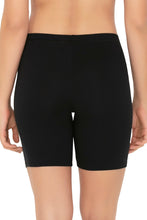 Load image into Gallery viewer, Amante Smooth Mid-thigh Cotton Shortie Liner (Pack of 2) - Black-White 76902
