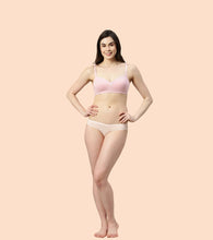 Load image into Gallery viewer, Enamor Smoothening Women's Cotton Everyday Balconette T-Shirt Bra - All Day Comfort, Full Support, Padded, Wirefree, Medium-Coverage - A017
