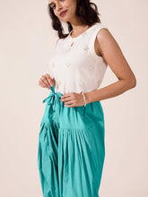 Load image into Gallery viewer, Go Colors Mint Cotton Salwar
