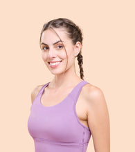 Load image into Gallery viewer, Enamor A202 Basic Workout Sports Bra Medium Impact Dry Fit Longline Basic Sports Bra

