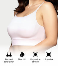 Load image into Gallery viewer, Enamor Innovations Flexi Free Ultra Smoothening Seamless Women's T-Shirt Bra - No-Pinch, Padded, Wirefree, Full Coverage - F037 (White)

