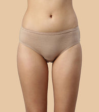 Load image into Gallery viewer, Enamor CH03 Chic Cotton, All Day Comfort, Mid Waist Hipster Panty for Women - Naturally Breathable, Antimicrobial with Stain release, Inner Elastic, Full Coverage -  Pack of 5 (Jet Black / Nude)
