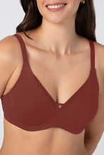 Load image into Gallery viewer, Amante Chic Contour Non-Padded Wired Minimizer Bra - Caramel Nude 09901
