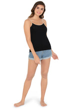 Load image into Gallery viewer, Amante Cotton Camisole - Black - Sandalwood 82401
