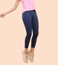 Load image into Gallery viewer, Enamor Womens Athleisure A308- Basic Workout Dry Fit Crew Neck Activewear Tee
