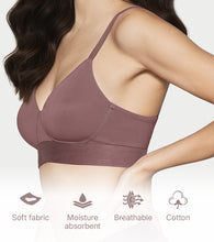 Load image into Gallery viewer, Enamor The Flex T-Shirt Bra for Women Padded, Wire-Free, Medium Coverage, Cotton Everyday Bra - SMB01 (Neutral)
