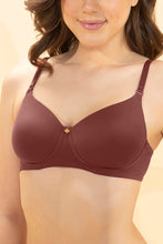 Load image into Gallery viewer, Amante Breathable Easy Padded Wired Cotton Bra - Caramel Nude 107001
