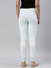 Load image into Gallery viewer, Go Colors Aqua Cotton Stretch Churidar
