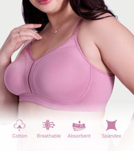 Load image into Gallery viewer, Enamor Jiggle Control Full Support Everyday Bra - Non Padded, Non-Wired, Full Coverage - A197 (Cosmetic Pink)
