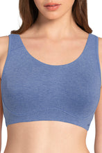 Load image into Gallery viewer, Amante All Day Lounge Non-padded &amp; Non-wired Bra - Blue Marl 78801
