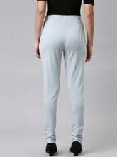 Load image into Gallery viewer, Go Colors Dusty Blue Roma Ponte Pants
