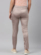 Load image into Gallery viewer, Go Colors Copper Polyester Shiny Pants
