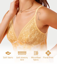 Load image into Gallery viewer, Enamor N151 The Slinky Chemise Slip Dress - Non-Padded, Wire-Free - Golden Haze

