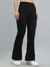 Load image into Gallery viewer, Go Colors Black Suede Bell Bottom
