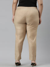 Load image into Gallery viewer, Go Colors Deep Gold Silk Pants
