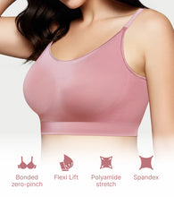 Load image into Gallery viewer, Enamor FlexiFree F037 Ultimate Comfort Seamless No -pinch T-shirt Bra for Women- High Coverage, Padded and Wirefree - Orchid Smoke
