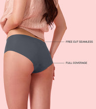 Load image into Gallery viewer, Enamor PH40 Innovations Invisi, All Day Comfort, Mid Waist Hipster Panty for Women - No Visible Panty Lines, Sweat wicking, Free Cut, Full Coverage -  Pack of 1 (Ink Grey)

