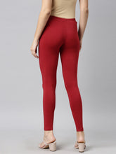 Load image into Gallery viewer, Go Colors Cherry Cotton Stretch Ankle Length Leggings-Tall

