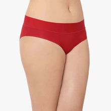 Load image into Gallery viewer, Wacoal At Ease Mid Waist Medium Coverage Everyday Wear Hipster Panty - Red 874308
