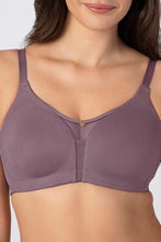 Load image into Gallery viewer, Amante Chic Smooth Non-Padded Non-Wired Minimizer Bra - Grape Shake 09801
