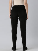 Load image into Gallery viewer, Go Colors Black Velour Ultra Warm Pants
