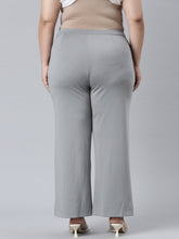Load image into Gallery viewer, Go Colors Dusty Green Roma Ponte Wide Pants
