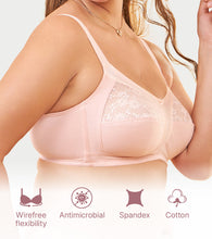 Load image into Gallery viewer, Enamor Innovations Fabcool M-Frame Side Shaper Panel  Women's Cotton Everyday Bra - Non Padded, Wirefree, Full Coverage - A014 (Available in Plus Sizes) (Pearl)
