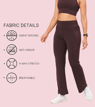 Load image into Gallery viewer, Enamor A402 Boot Cut Active Pant Dry Fit High Waist Workout Leggings
