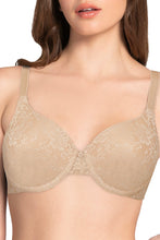 Load image into Gallery viewer, Amante Lace Dream Padded Wired Lace Bra - Sesame_Sndlwd 82701
