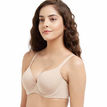 Load image into Gallery viewer, Wacoal Essentials Padded Wired 3/4th Cup Everyday Wear Cotton Blend T-Shirt Bra - Beige IB5441
